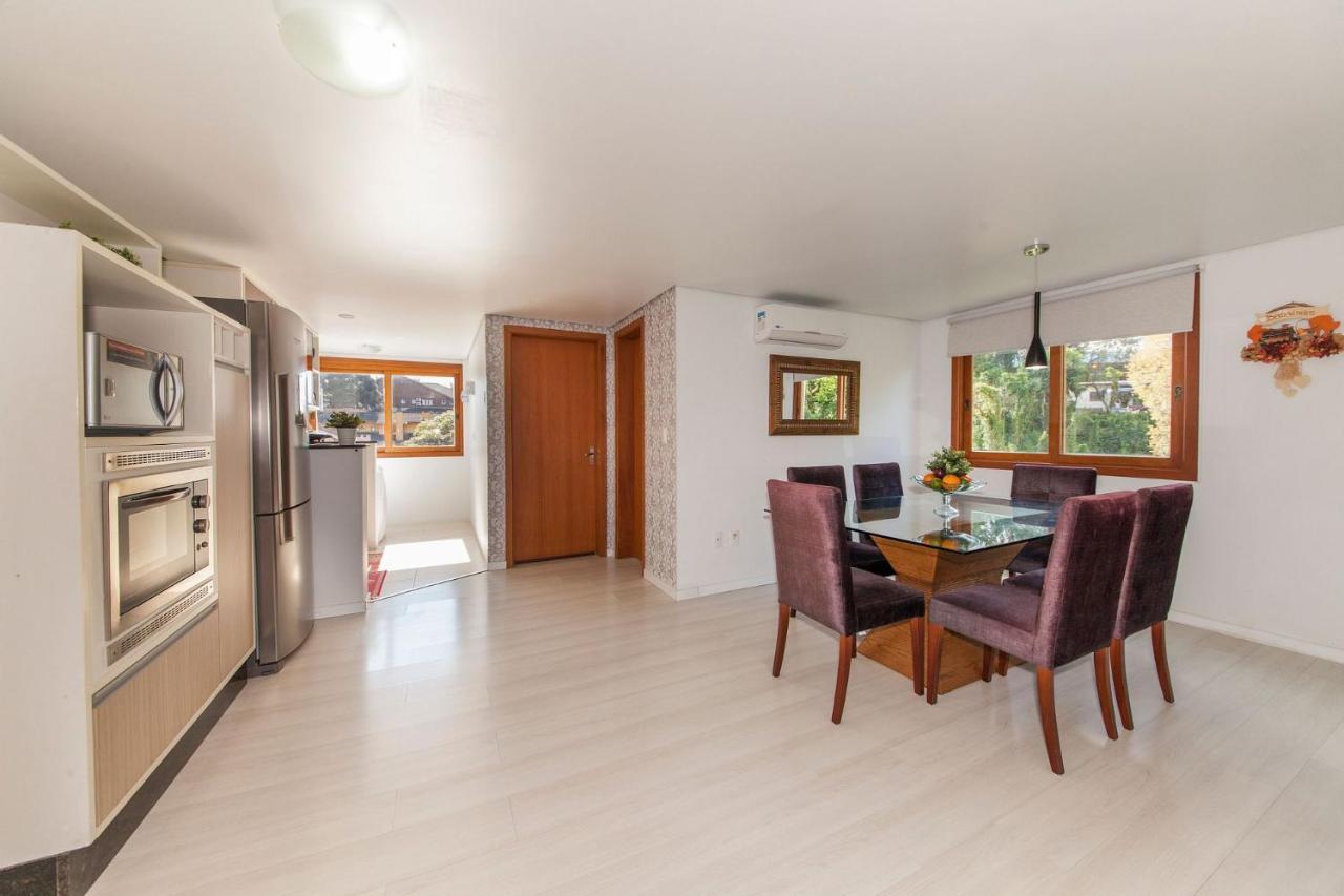 Apartament 400 Metros, Rua Coberta - Centro - Solar Da Encosta Gramado Zewnętrze zdjęcie
