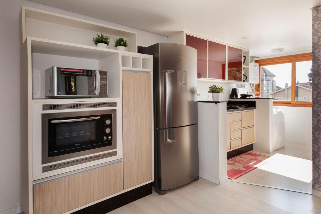Apartament 400 Metros, Rua Coberta - Centro - Solar Da Encosta Gramado Zewnętrze zdjęcie