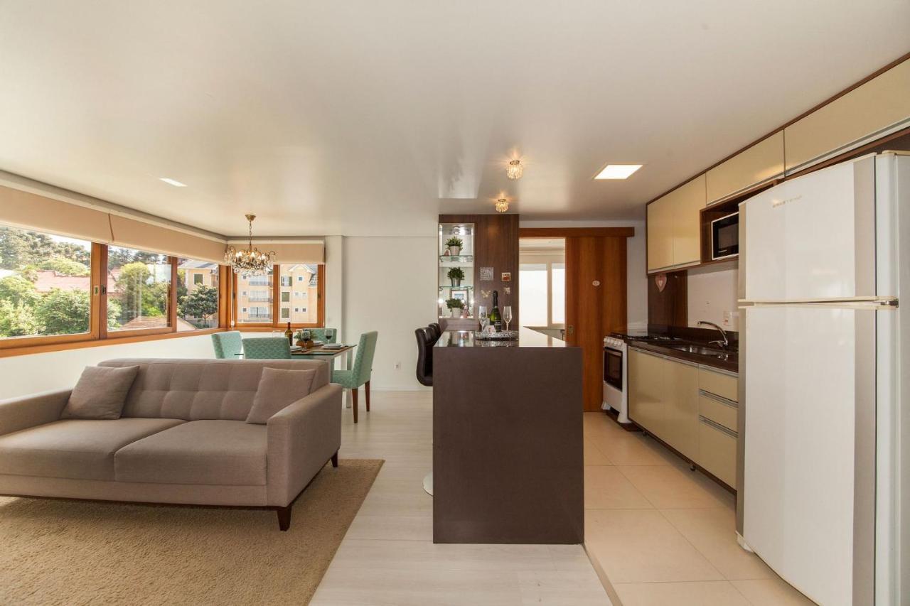 Apartament 400 Metros, Rua Coberta - Centro - Solar Da Encosta Gramado Zewnętrze zdjęcie
